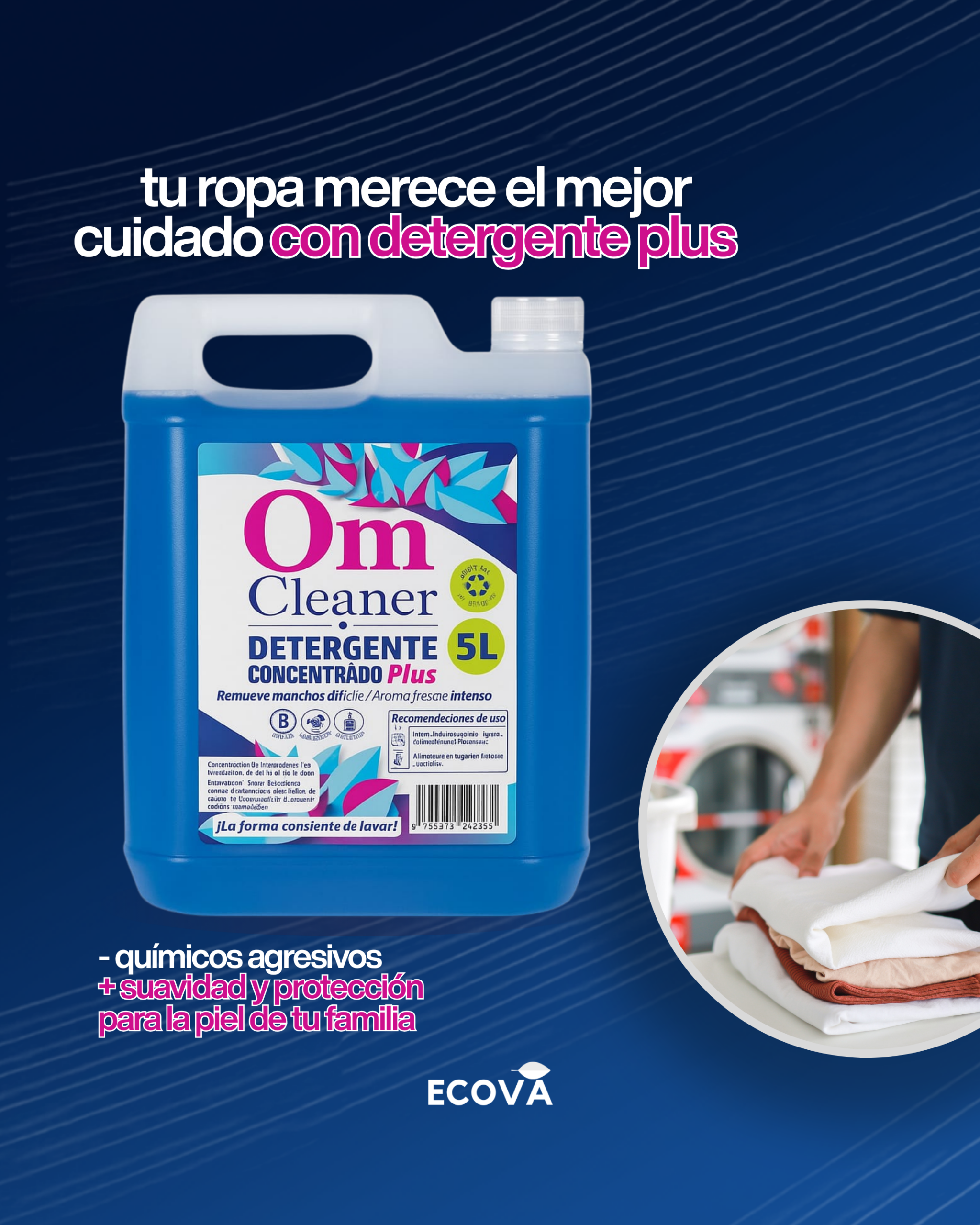Detergente plus post 1 Detergente Concentrado Plus Bidón 5 Litros - Imagen 1
